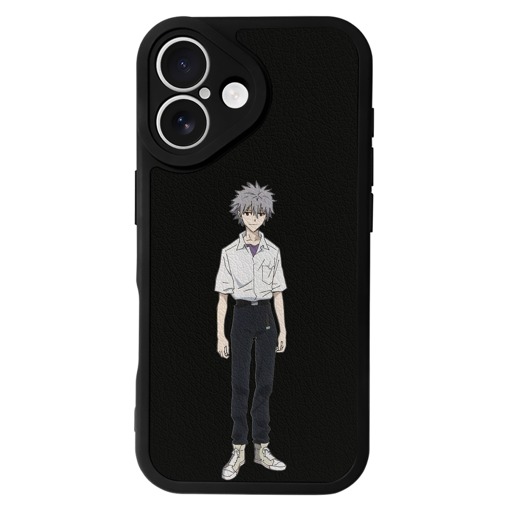 （画像用） EVA 新世紀エヴァンゲリオン 【iPhone 16シリーズ対応】シリコンスマホケース（レザー調） 材質：シリコン